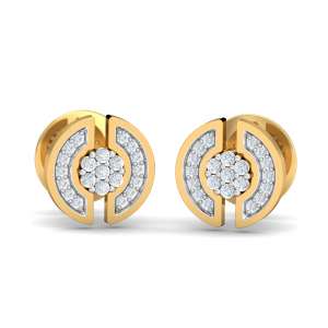 Adora Circular Stud Earrings