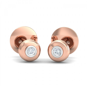 Anila Button Earrings