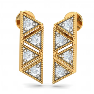 Preppy Parallelogram Earrings