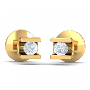 Cloie Solitaire Stud Earrings