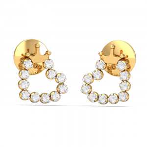Cynthea Tiara Stud Earrings