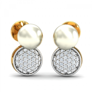 Stylish Pearl Stud Earrings