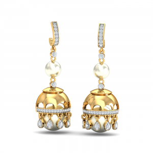 Aakriti Ethnic Jhumka Earrings