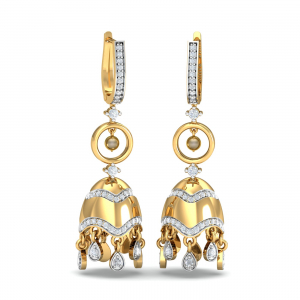 Traditional Pearl Jhumka Earrings