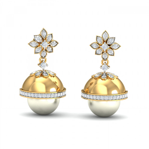Rani Studded Jhumka Earrings