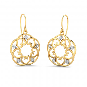 Drussila Filigree Hook Earrings
