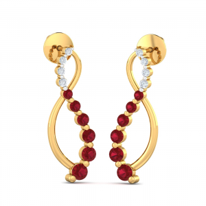 Annia Ruby Earrings