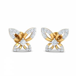 Girly Butterfly Stud Earrings