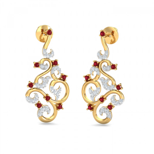 Barnabas Ruby Earrings