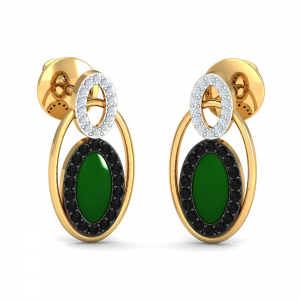 Medu Enamel Stud Earrings