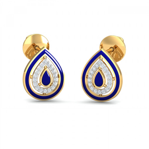 Betel Enamel Stud Earrings
