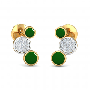 Bubbles Enamel Stud Earrings