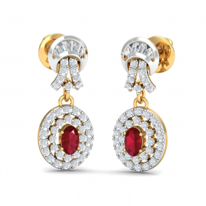 Amare Ruby Drop Earrings