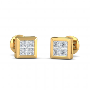 Square Stud Earrings
