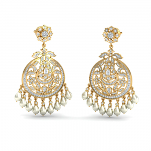 Gulmohar Chand Bali Earrings