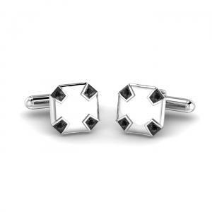 Archard Black Diamond Cufflink