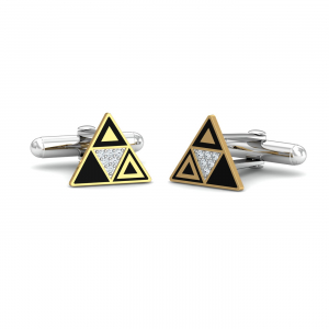 Tridzy Triangles Cufflinks