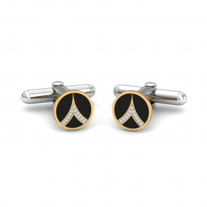 Vertex Round Cufflinks