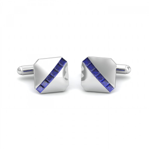 Elijah Sapphire Cufflinks