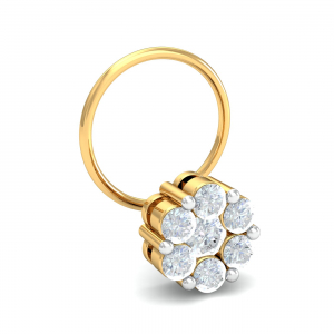 Lusture Solitaire Nose Pin