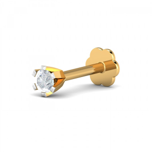 Classic 6-Prong 4-Cent Nose Stud