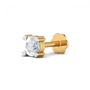 Heart Pronged Nose Stud