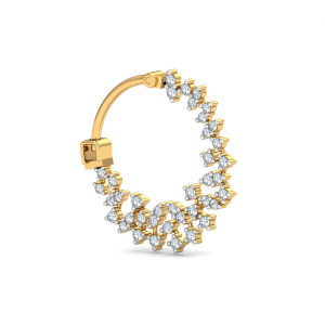 Scattered Diamond Nose Ring