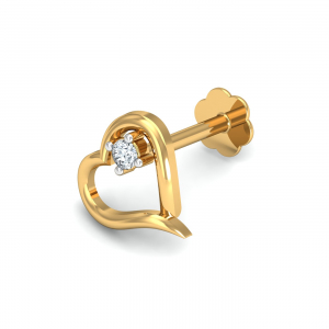 Keily Heart Nose Stud