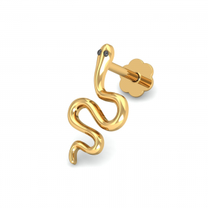 Serpentine Gold Nose Stud