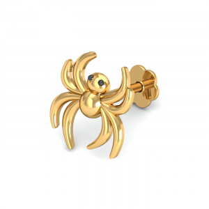 Spider Gold Nose Stud