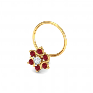 Klass Ruby Pin Nose Pin