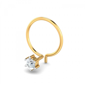 0.07 Carat 6 Prongs Nose Pin