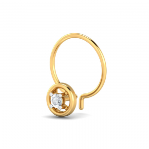Round 0.04 Carat Nose Pin