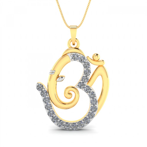 Adbhut Ganesha Om Pendant