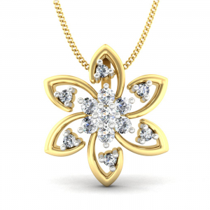 Sashta Pankhuri Gold Pendant