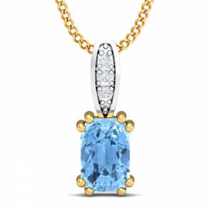 Meridian Aquamarine Pendant
