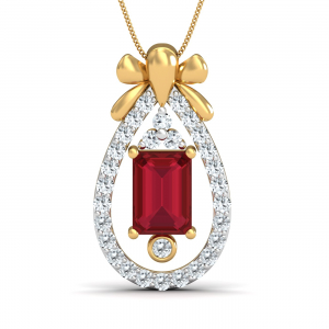 Ensnaring Ruby Pendant