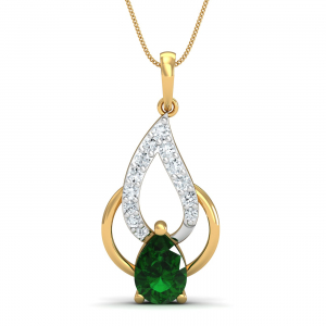 First Affection Emerald Pendant