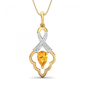 Mediaeval Citrine Pendant