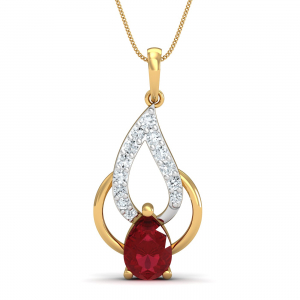 First Affection Ruby Pendant