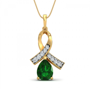 Attaché Emerald Pendant