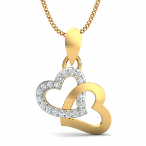 Studded Heart Pendant