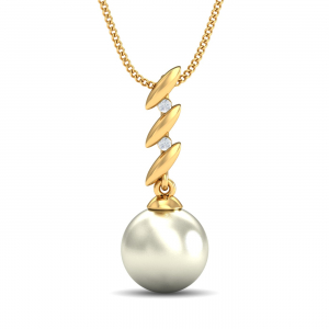 Ringlet Pearl Pendant