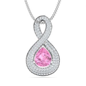 Aura Pink Tourmaline Pendant