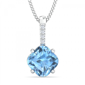 Dazzling Aquamarine Pendant