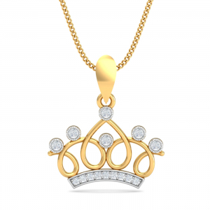 Curvilicious Crown Pendant