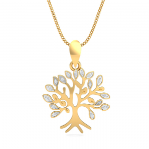 Go-Gold Tree Pendant