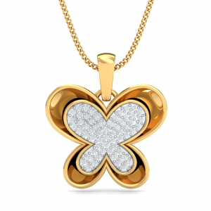 Shiny Butterfly Pendant
