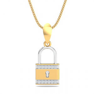 Funky Lock Pendant