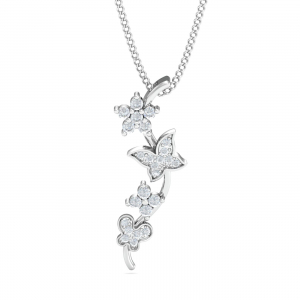 Flutter & Floral Pendant
